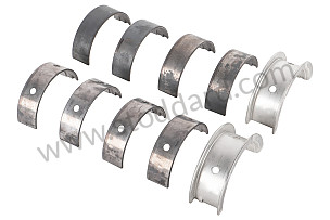 CRANKSHAFT BEARING FULL SET, INTERIOR MEASUREMENT STANDARD / EXTERIOR MEASUREMENT STANDARD / 64 MM (99A001110217)