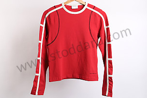 WOMEN'S LONG SLEEVE T-SHIRT - RED (S)  (AWAP63100S16)