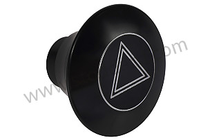 ALUMINUM HAZARD PULL BILLET DASH KNOB BLACK / BLACK / ALUMINIUM (99A001112382)