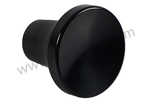 BILLET DASH KNOB FOR TRUNK/GAS PULL BLACK / BLACK / ALUMINIUM / M6X1.0 MM (99A001112387)