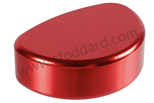 ALUMINUM BILLET HEATING / VENTILATION / AIR CONDITIONING CONTROL KNOB RED / RED / ALUMINIUM (99A001112390)