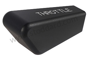 BILLET ALUMINUM THROTTLE CONTROL KNOB BLACK / BLACK / ALUMINIUM (99A001112405)