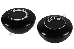 MACHINED ALUMINUM AIR CONDITIONER BUTTON SET COMPLETE KIT / ALUMINIUM (99A001112407)