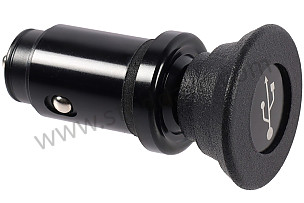CIGARETTE LIGHTER TO USB-A / USB-C ADAPTER BLACK / BLACK (99A001112794)