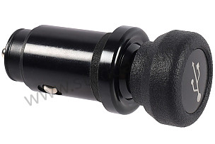 CIGARETTE LIGHTER TO USB-A / USB-C ADAPTER BLACK / BLACK (99A001112795)