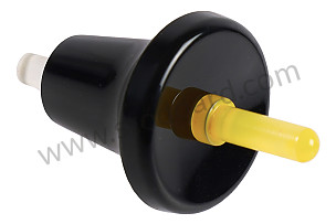 Dash Knob With Yellow Light Pin 911 912 1965-1968 YELLOW / YELLOW (SIC55282121YEL)