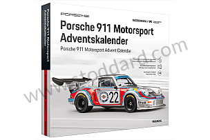 911 CARRERA RSR TURBO 2.1 MARTINI RACING ADVENT CALENDAR 1/43 SCALE WITH ENGINE SOUND (ENGLISH & GERMAN) - 75 YEARS MOTORSPORT EDITION  (99A001114505)