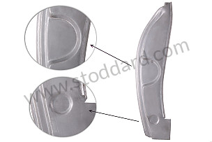 Lockpost, Right, For Low Striker Plate. 356B T6, 356C Cab RIGHT (64450204226)