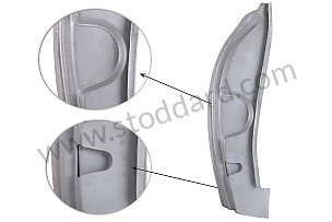 Lockpost, Right, For Low 3 Hole Striker Plate 356At2 Cabriolet. 3 HOLES / RIGHT (64450204221)