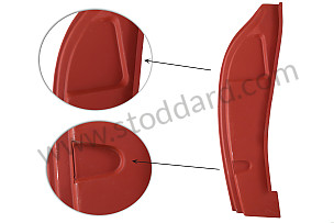 Lockpost, Right, For High 5-Hole Striker Plate For 356 Pre-A And 356A Pre-T2 Coupe Models 5 HOLES / RIGHT (SMS50204200)