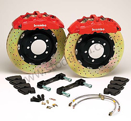 BREMBO GT2 380 MM LARGE FRONT BRAKE KIT WITH 8 PISTONS PER CALIPER (REQUIRES 19" RIMS)  (99A000111844)