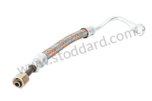 Braided Steel Inlet Oil Line For 356 Pre-A And 356A  (53907818)