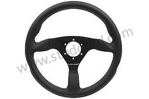 BLACK LEATHER STEERING WHEEL WITH THREE FLAT SPOKES 350 MM (99A000112044)