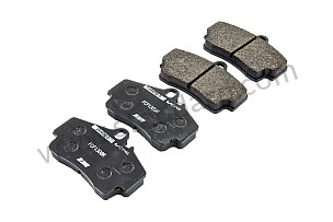 FERODO 3000 SPORTS REAR BRAKE PADS SET OF 4 (99A000112075)