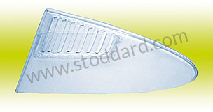 PLEXIGLAS REAR QUARTER LIGHT FOR 911R (WITH OPENING AND WATER RECOVERY SYSTEM, GLUED IN PLACE) PAIR (99A000112104)