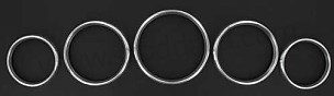 ALUMINUM SPEEDOMETER FRAME (COMPLETE SET) ALUMINIUM / ALUMINIUM (99A000112248)