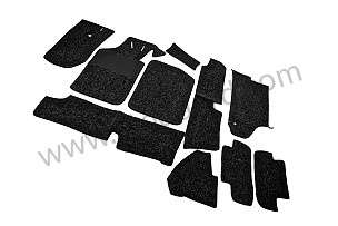 INTERIOR CARPET, 914 73-76, BLACK   (99A000112276)