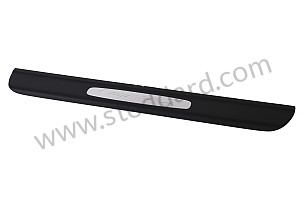SCUFF PLATE Lacquer / Without OPTION:  DOOR ENTRY GUARDS IN CARBON WITH LOGO (Option code: IX69), Without OPTION:  DOOR ENTRY GUARDS IN STAINLESS STEEL WITH LOGO (Option code: IX70) (98755130307A03)
