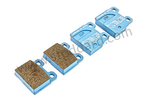 PAGID BLUE REAR BRAKE PAD SET OF 4 (99A000116119)