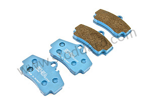 PAGID BLUE REAR BRAKE PAD SET OF 4 / REAR (99A000116127)
