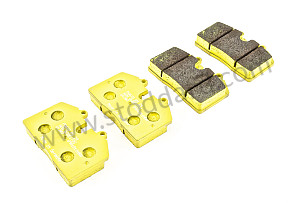 PAGID YELLOW FRONT BRAKE PAD SET OF 4 (99A000116156)