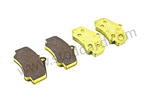 PAGID YELLOW FRONT BRAKE PAD FRONT (99A000116160)