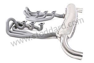 ORIGINAL DIAMETER STEEL SPAGHETTI EXHAUST KIT + STAINLESS STEEL SILENCER 2 X 70 MM OUTLETS  (99A000116299)