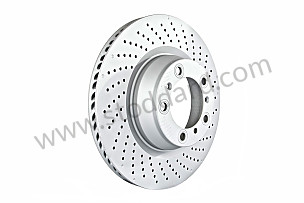 Sebro Brake Disc Rotor Rear Right for 911 997 Turbo GT2 2007-2013 350 MM / REAR RIGHT (99735240602)