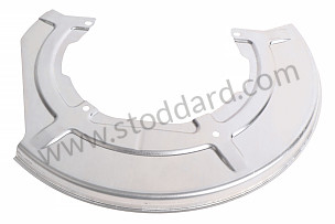 COVER PLATE REAR LEFT / OPTION: CERAMIC BRAKE (PCCB) (Option code: I450) (99735280102)