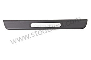Door Sill Trim, Left For 911 997 2005-2012 black / black (A03) / Lacquer (99755130307A03)