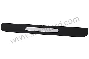 SCUFF PLATE black / black (A03) / Lacquer (99755130309A03)