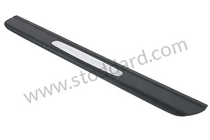 SCUFF PLATE black / black (A03) / Lacquer (99755130310A03)