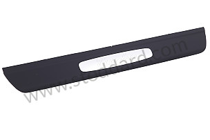 SCUFF PLATE black / black (A03) / Lacquer (99755130311A03)