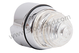 Front Turn Signal Assembly, Left, With Clear Lens For 356B And 356C WHITE / WHITE / FRONT LEFT (NLA63140105)