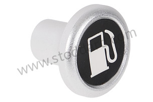ALUMINIUM BUTTON OPENING THE FUEL TANK FLAP  (99A000120438)
