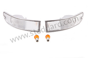COMPLETE WHITE FRONT INDICATOR KIT Adaptive / PAIR / PLASTIC (99A000120468)