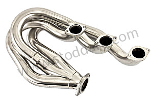 STAINLESS STEEL RACING SPAGHETTI FOR 911 65-73 RIGHT 42 MM INT / 45 MM EXT  (99A000120538)