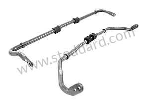 SPORT STABILIZER BAR KIT FRONT 24MM ADJUSTABLE (2 POSITIONS) + REAR 26MM ADJUSTABLE (2 POSITIONS)  (99A000120778)