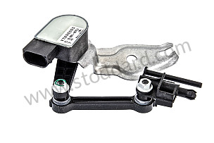 SELF-LEVELLING SENSOR FRONT LEFT / OPTION: SUSPENSION/DAMPERS STANDARD (Option code: I1BA), OPTION: SUSPENSION / DAMPERS STANDARD 2 PASM (Option code: I1BH), OPTION: AIR SUSPENSION WITH LEVEL CONTROL AND HEIGHT AJUSTMENT (PASM) (Option code: I1BK), OPTION: COMFORT SUSPENSION / DAMPING ( STEEL SPRINGS ) (Option code: I1BW), OPTION: HEADLIGHT LEVELLING DYNAMIC (Option code: I8Q3) (95534107521)