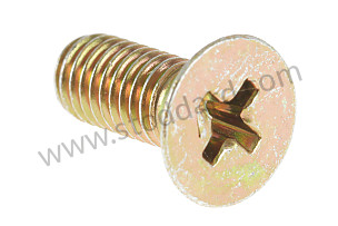 Countersunk Screw, M5x12x8. '78-'89 Turbo.  (90026901702)