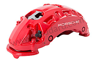 FIXED CALLIPER TO ORDER PARTS YOU MUST VERIFY THE OPTION CODES OF YOUR AUTO (NO PARTS RECOVERY) / RIGHT / OPTION: FRONT DISC BRAKE DISC DIAMETER 19 INCHES  (368MM) BRAKE CALLIPER PAINTED RED (Option code: I1LP) (95535142270)