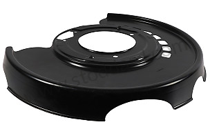 SUPPORTING PLATE LEFT / OPTION: REAR DISC BRAKES DISC DIAMETER 18 INCHES  (350MM) BRAKE CALLIPER PAINTED RED (Option code: I1KP) (95535280160)