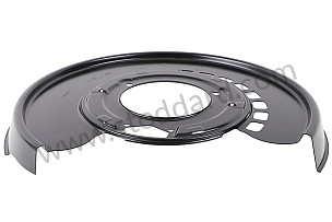 SUPPORTING PLATE RIGHT / OPTION: REAR DISC BRAKES DISC DIAMETER 18 INCHES  (350MM) BRAKE CALLIPER PAINTED RED (Option code: I1KP) (95535280260)