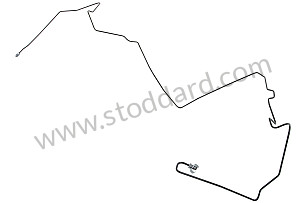 BRAKE LINE RIGHT / From the serial number 994S6 42726 (99735519013)