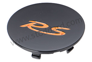 HUB CAP orange / orange (8C6) (997361303918C6)