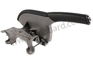 PARKING-BRAKE LEVER Left-hand drive / black / black (8YR) / OPTION: HANDBRAKE LEVER IN ALUMINIUM/LEATHER (Option code: IX98) (997424980068YR)