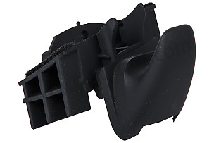 COAT HOOK black / black (A03) / Lacquer / RIGHT (99755557401A03)