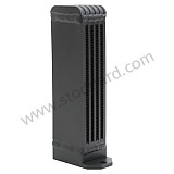 616 107 041 01 - Oil Cooler for 356 and 912.  Black Cerakote Finish, Stoddard Exclusive