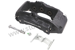 FIXED CALLIPER FOR ASSEMBLY WITH BLACK CALIPER / TO ORDER PARTS YOU MUST VERIFY THE OPTION CODES OF YOUR AUTO (NO PARTS RECOVERY) / BLACK / BLACK / FRONT LEFT / LEFT (95535142133)
