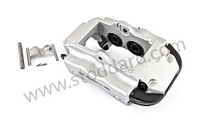 FIXED CALLIPER RIGHT / OPTION: REAR DISC BRAKES DISC DIAMETER 17 INCHES  (330MM) BRAKE CALLIPER PAINTED SILVER (Option code: I1KY) (95535242242)